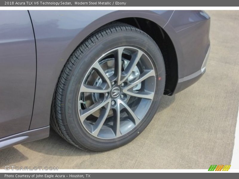 Modern Steel Metallic / Ebony 2018 Acura TLX V6 Technology Sedan
