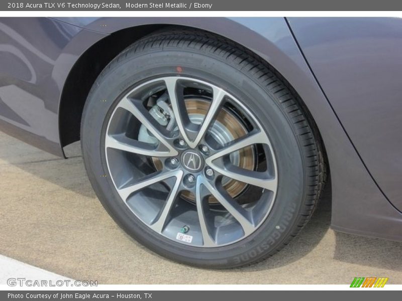 Modern Steel Metallic / Ebony 2018 Acura TLX V6 Technology Sedan