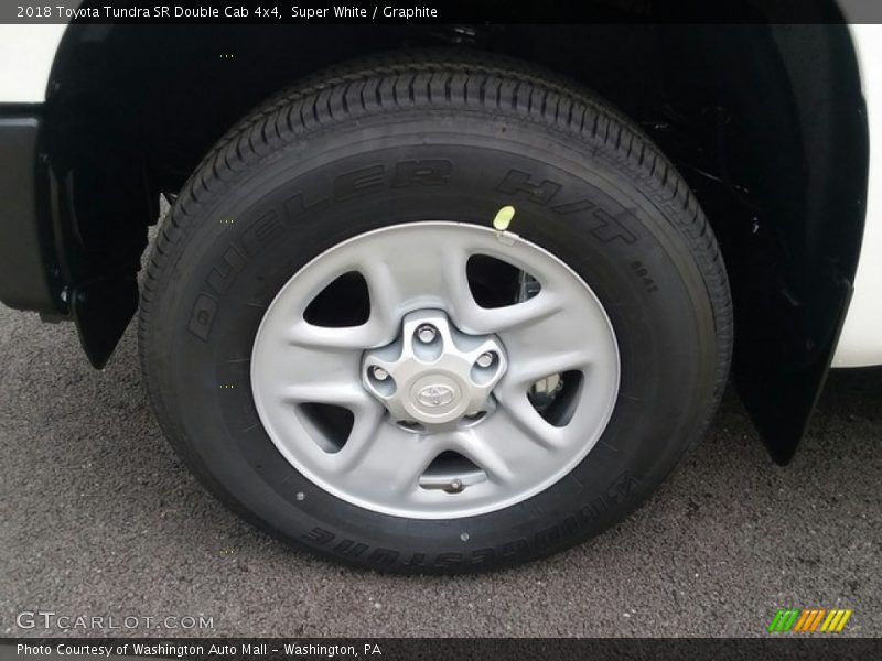 Super White / Graphite 2018 Toyota Tundra SR Double Cab 4x4
