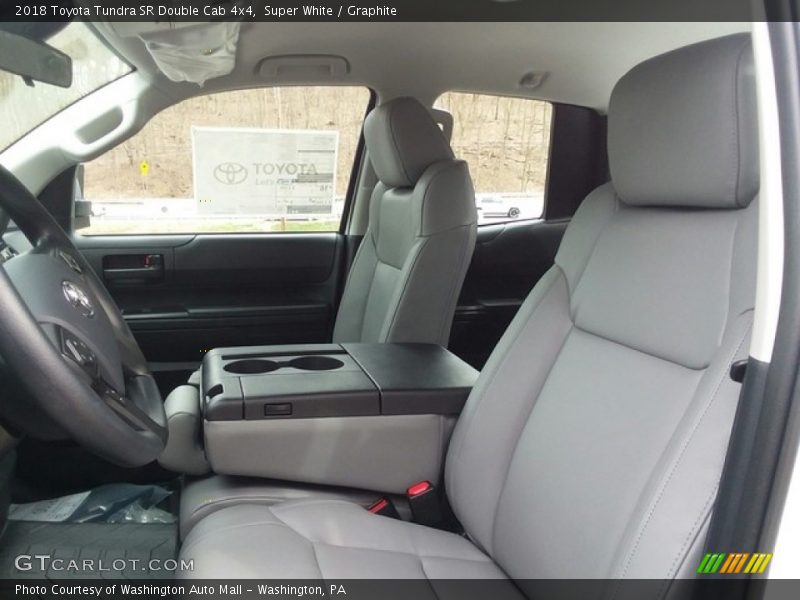 Super White / Graphite 2018 Toyota Tundra SR Double Cab 4x4