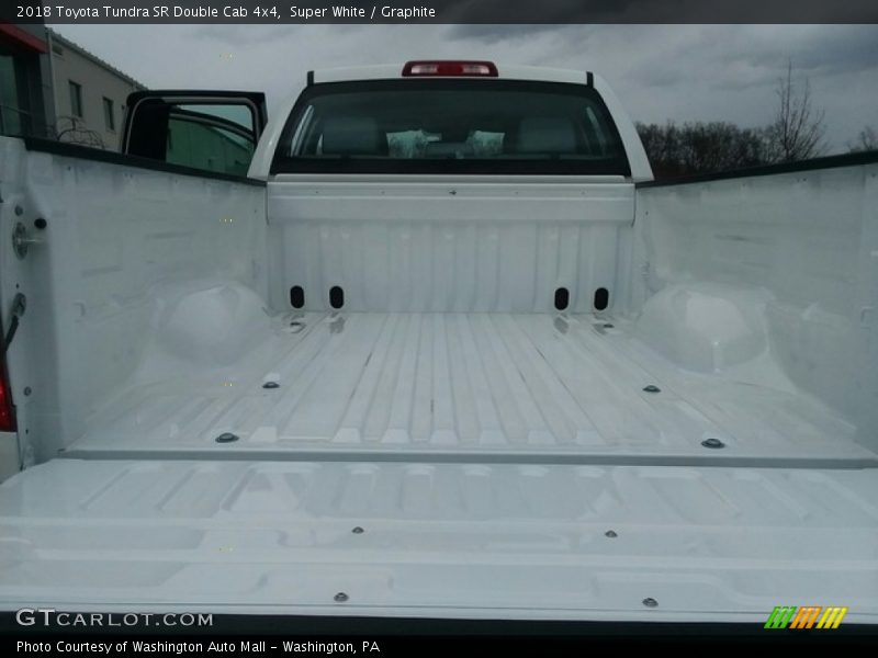 Super White / Graphite 2018 Toyota Tundra SR Double Cab 4x4
