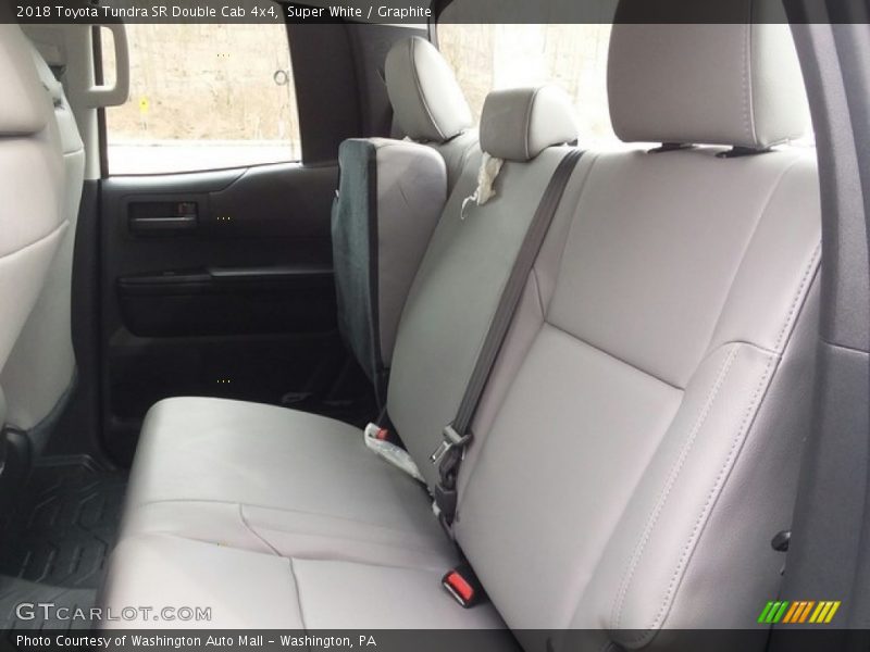 Super White / Graphite 2018 Toyota Tundra SR Double Cab 4x4