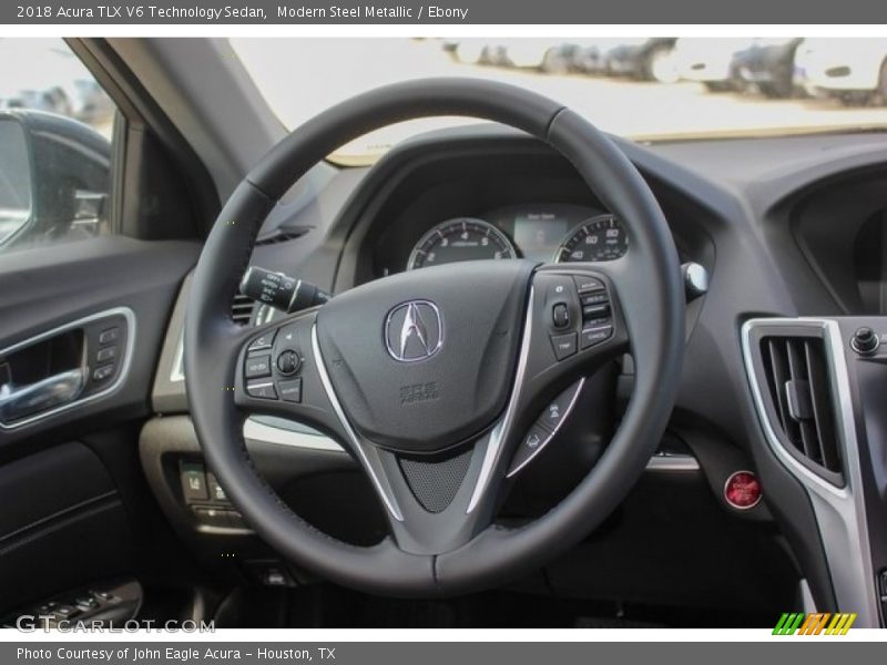 Modern Steel Metallic / Ebony 2018 Acura TLX V6 Technology Sedan