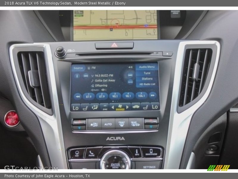 Modern Steel Metallic / Ebony 2018 Acura TLX V6 Technology Sedan