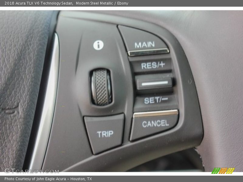 Modern Steel Metallic / Ebony 2018 Acura TLX V6 Technology Sedan