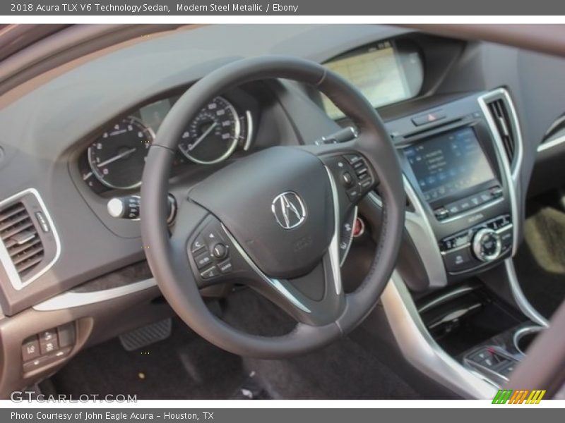 Modern Steel Metallic / Ebony 2018 Acura TLX V6 Technology Sedan