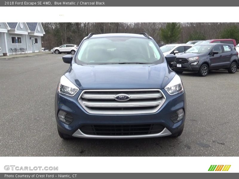 Blue Metallic / Charcoal Black 2018 Ford Escape SE 4WD