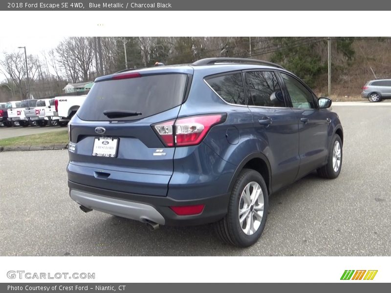 Blue Metallic / Charcoal Black 2018 Ford Escape SE 4WD