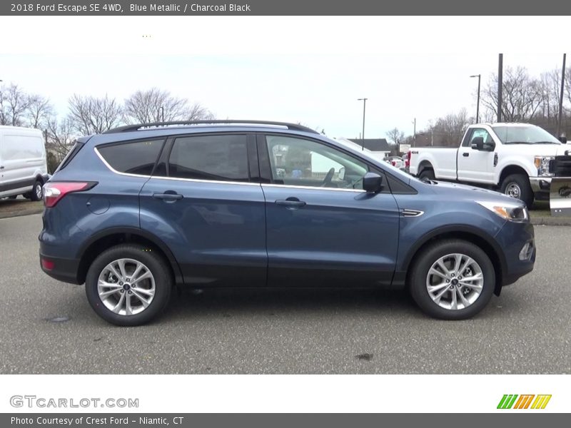 Blue Metallic / Charcoal Black 2018 Ford Escape SE 4WD