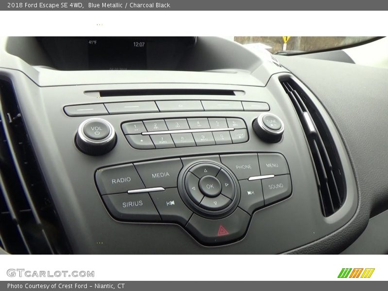 Blue Metallic / Charcoal Black 2018 Ford Escape SE 4WD