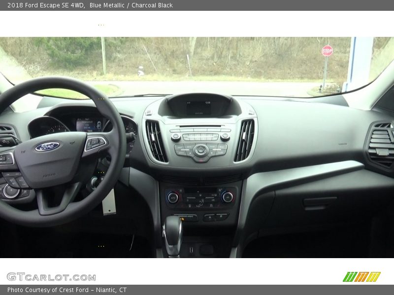 Blue Metallic / Charcoal Black 2018 Ford Escape SE 4WD