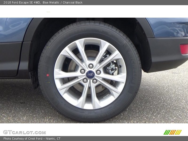 Blue Metallic / Charcoal Black 2018 Ford Escape SE 4WD