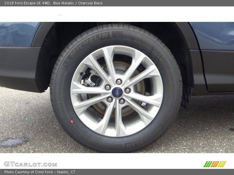 Blue Metallic / Charcoal Black 2018 Ford Escape SE 4WD