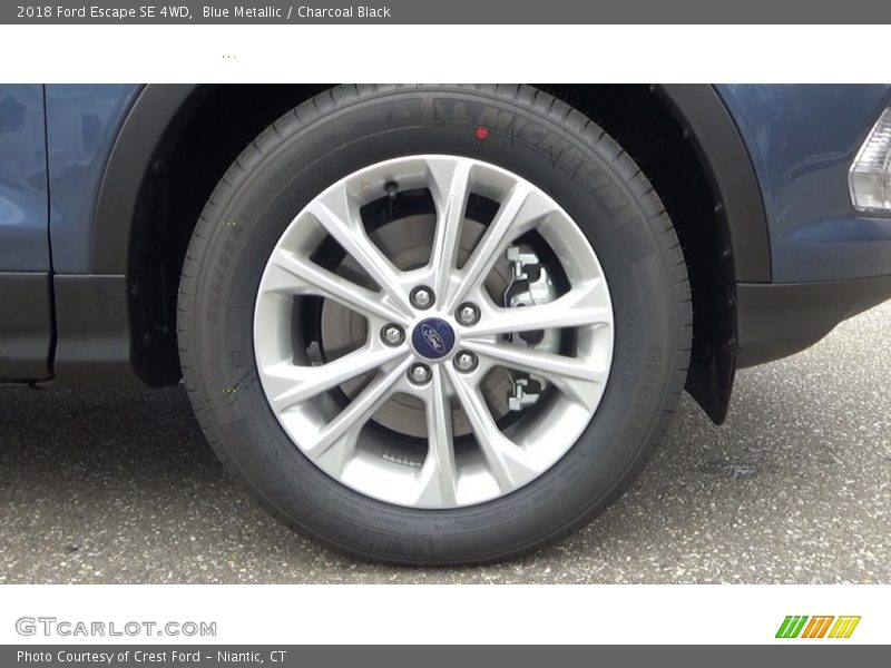 Blue Metallic / Charcoal Black 2018 Ford Escape SE 4WD