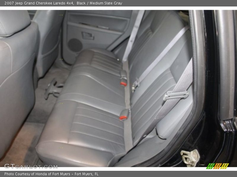 Black / Medium Slate Gray 2007 Jeep Grand Cherokee Laredo 4x4
