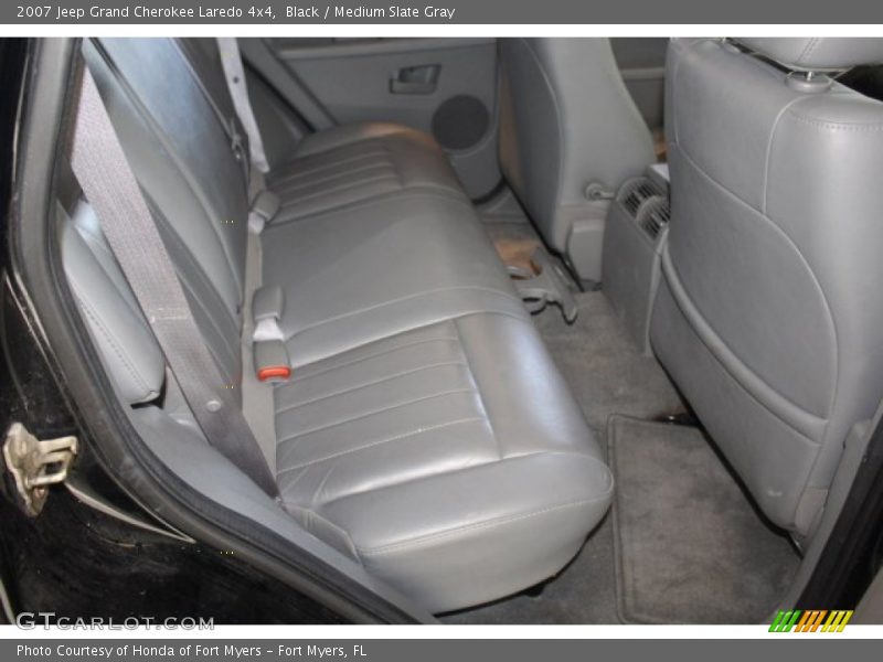 Black / Medium Slate Gray 2007 Jeep Grand Cherokee Laredo 4x4