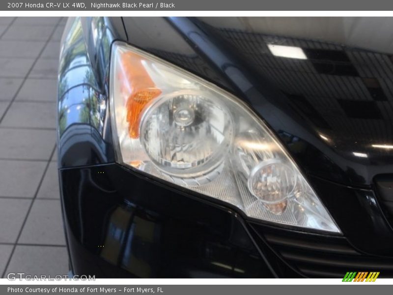 Nighthawk Black Pearl / Black 2007 Honda CR-V LX 4WD