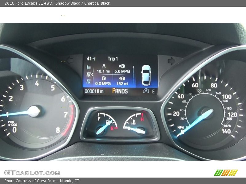 Shadow Black / Charcoal Black 2018 Ford Escape SE 4WD