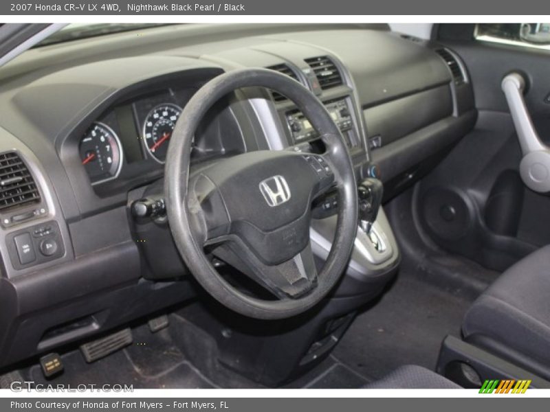 Nighthawk Black Pearl / Black 2007 Honda CR-V LX 4WD