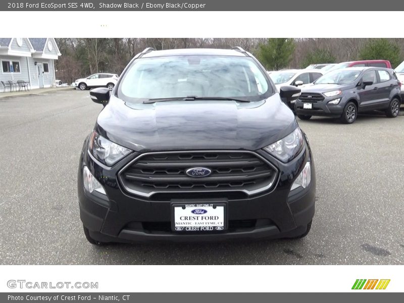 Shadow Black / Ebony Black/Copper 2018 Ford EcoSport SES 4WD