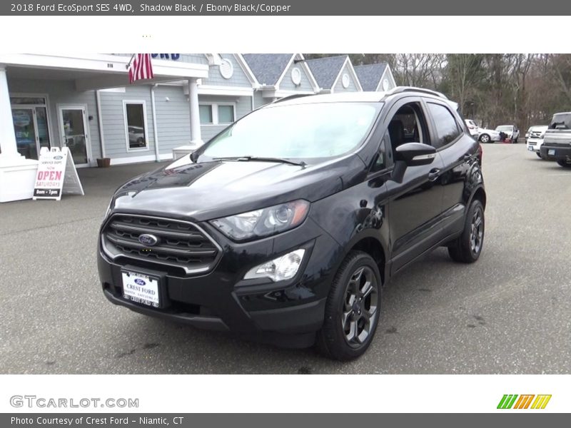 Shadow Black / Ebony Black/Copper 2018 Ford EcoSport SES 4WD