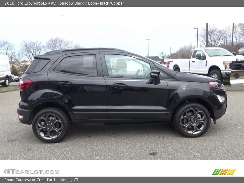 Shadow Black / Ebony Black/Copper 2018 Ford EcoSport SES 4WD