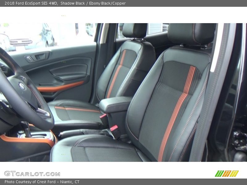 Shadow Black / Ebony Black/Copper 2018 Ford EcoSport SES 4WD