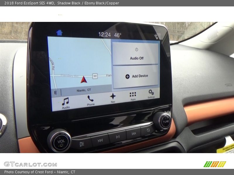 Shadow Black / Ebony Black/Copper 2018 Ford EcoSport SES 4WD