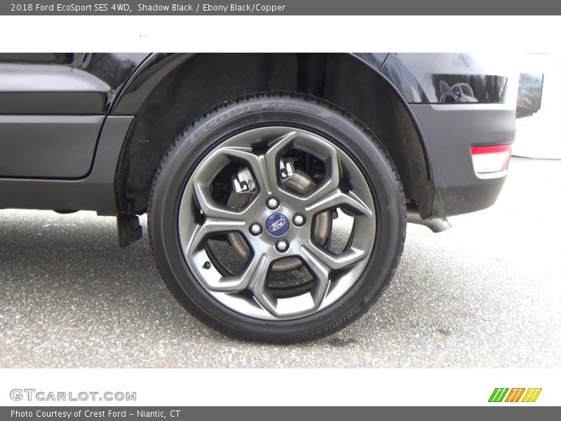 Shadow Black / Ebony Black/Copper 2018 Ford EcoSport SES 4WD