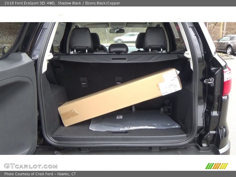 Shadow Black / Ebony Black/Copper 2018 Ford EcoSport SES 4WD