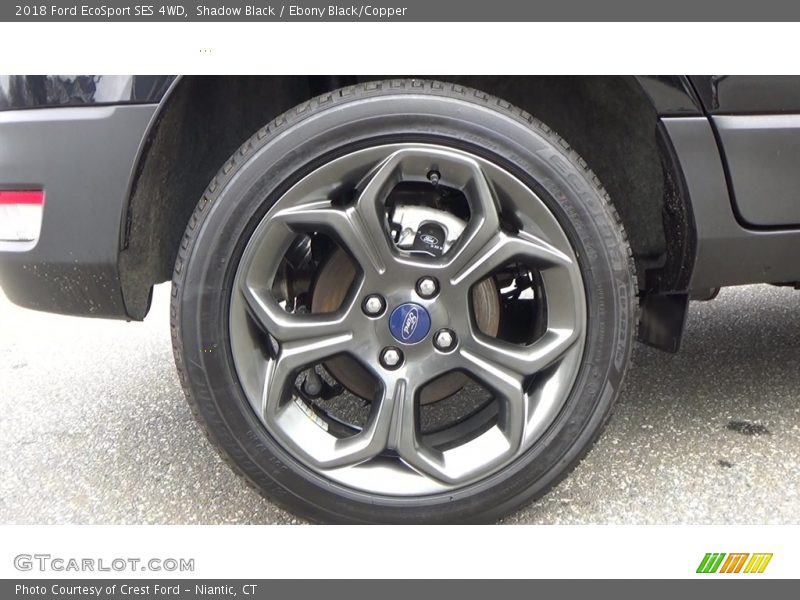 Shadow Black / Ebony Black/Copper 2018 Ford EcoSport SES 4WD
