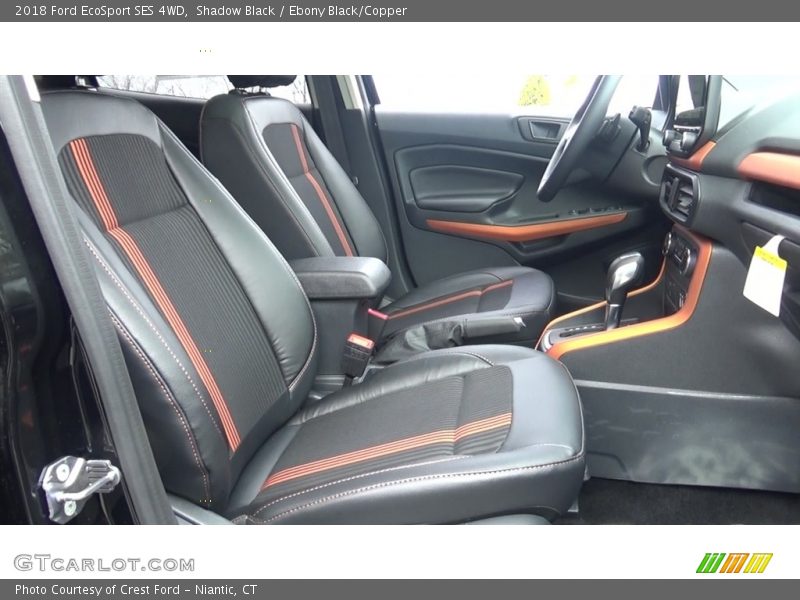 Shadow Black / Ebony Black/Copper 2018 Ford EcoSport SES 4WD
