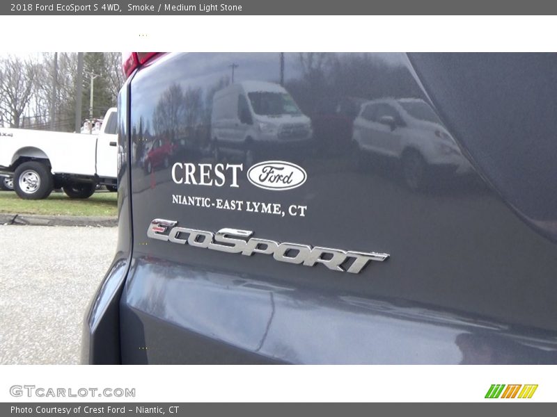 Smoke / Medium Light Stone 2018 Ford EcoSport S 4WD