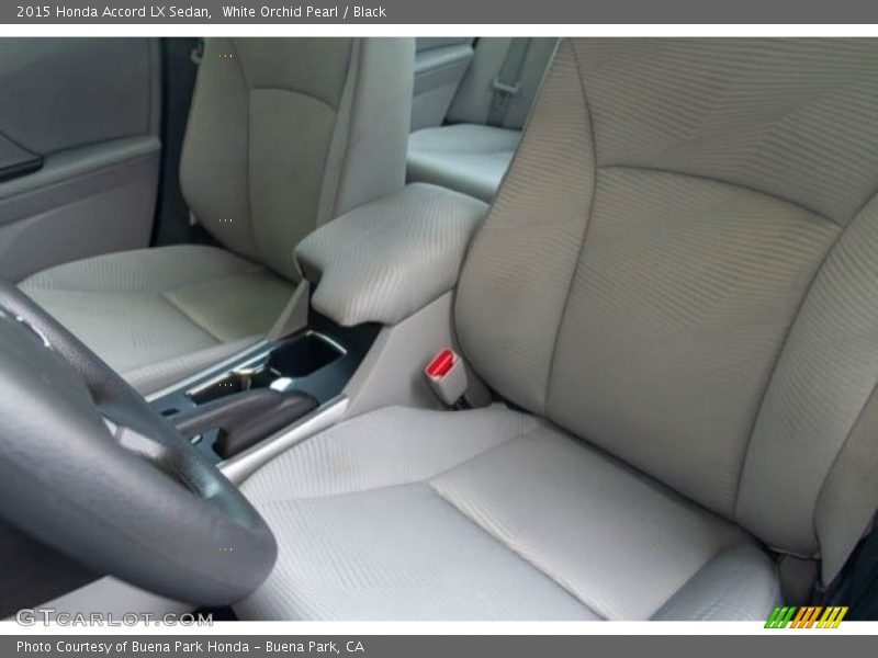 White Orchid Pearl / Black 2015 Honda Accord LX Sedan