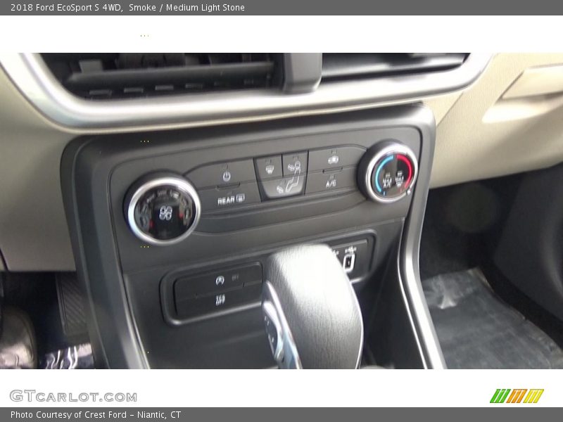 Controls of 2018 EcoSport S 4WD