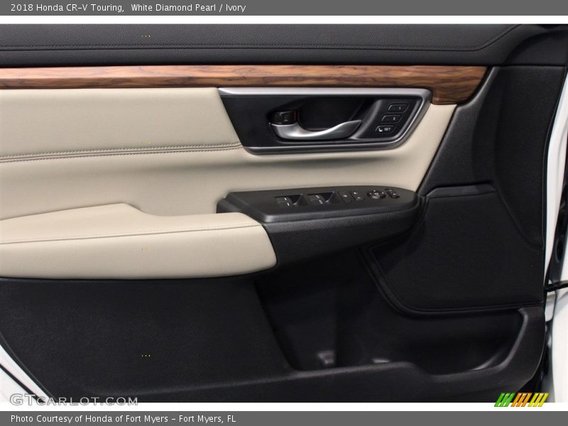 White Diamond Pearl / Ivory 2018 Honda CR-V Touring