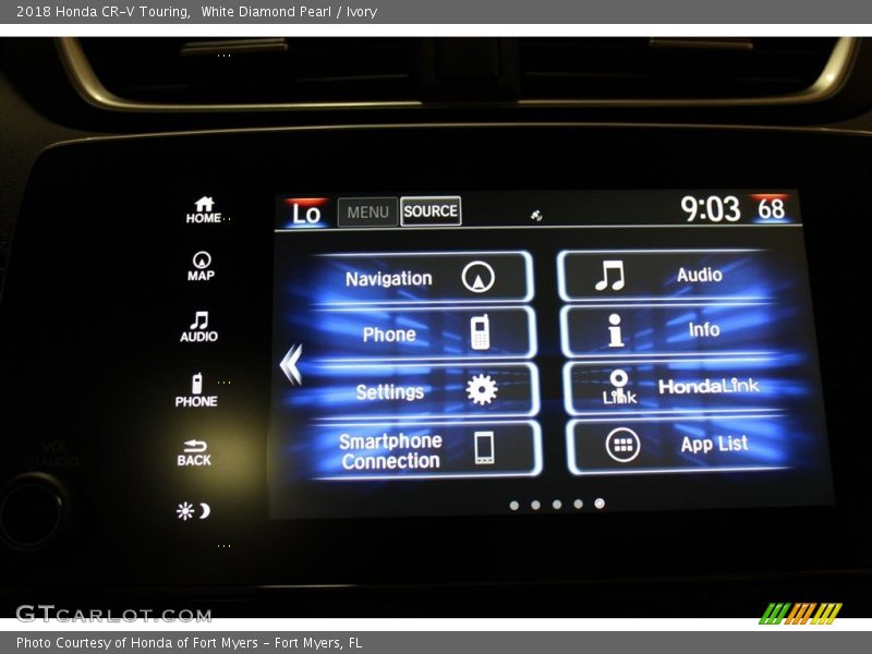 White Diamond Pearl / Ivory 2018 Honda CR-V Touring