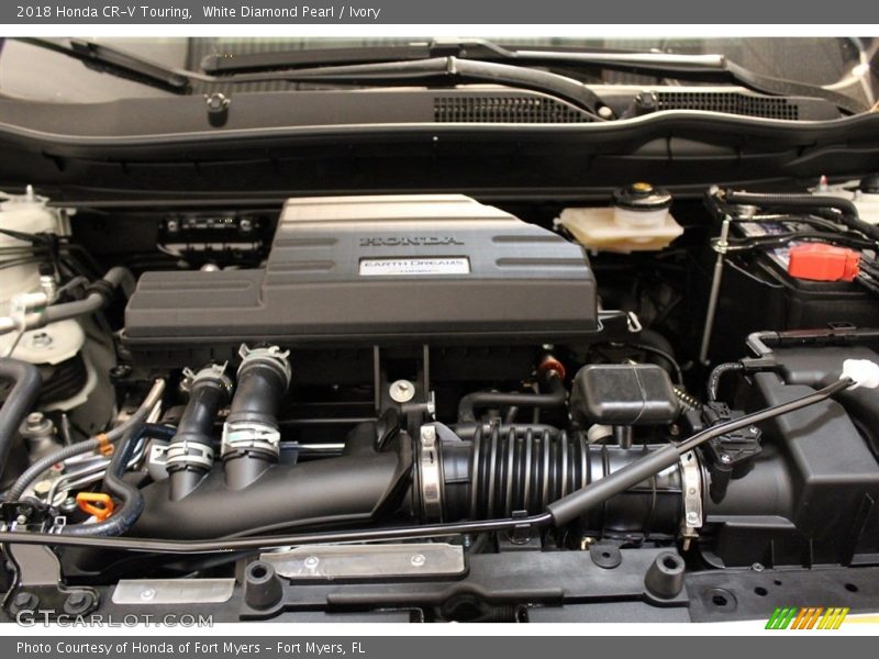 White Diamond Pearl / Ivory 2018 Honda CR-V Touring