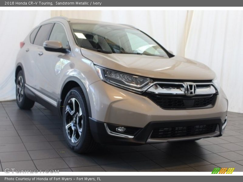 Sandstorm Metallic / Ivory 2018 Honda CR-V Touring