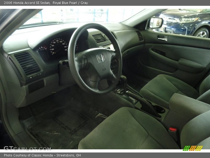 Royal Blue Pearl / Gray 2006 Honda Accord SE Sedan