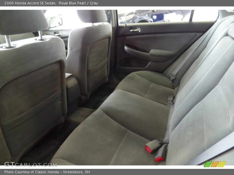 Royal Blue Pearl / Gray 2006 Honda Accord SE Sedan