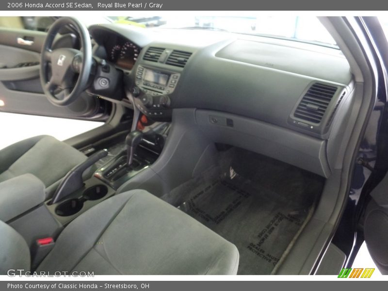 Royal Blue Pearl / Gray 2006 Honda Accord SE Sedan