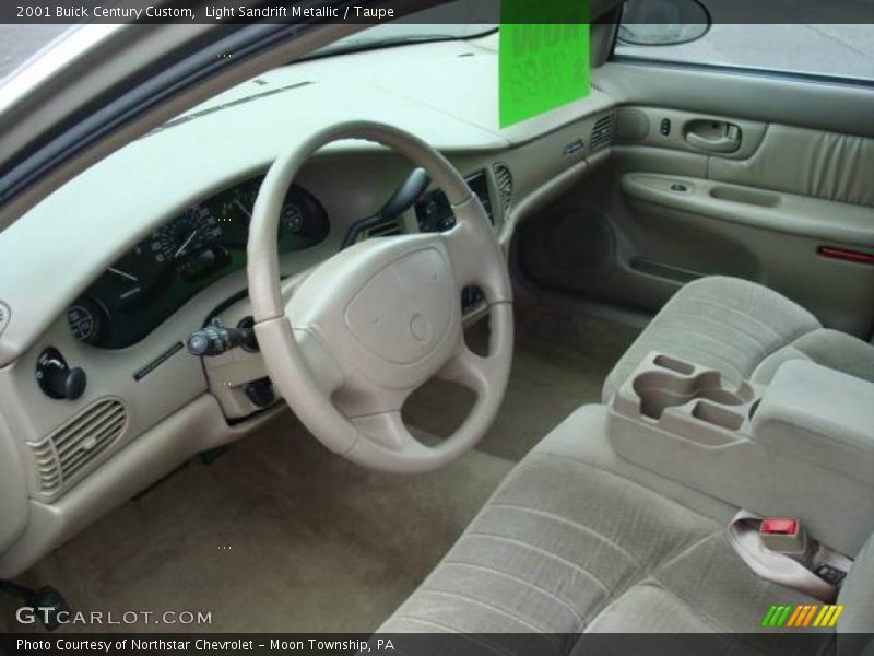 Light Sandrift Metallic / Taupe 2001 Buick Century Custom