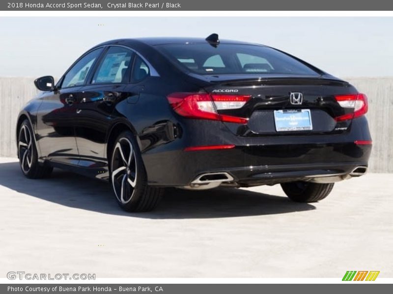 Crystal Black Pearl / Black 2018 Honda Accord Sport Sedan