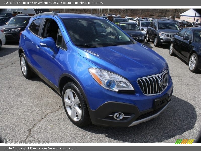Coastal Blue Metallic / Ebony 2016 Buick Encore Convenience AWD