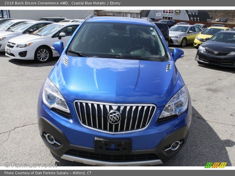 Coastal Blue Metallic / Ebony 2016 Buick Encore Convenience AWD