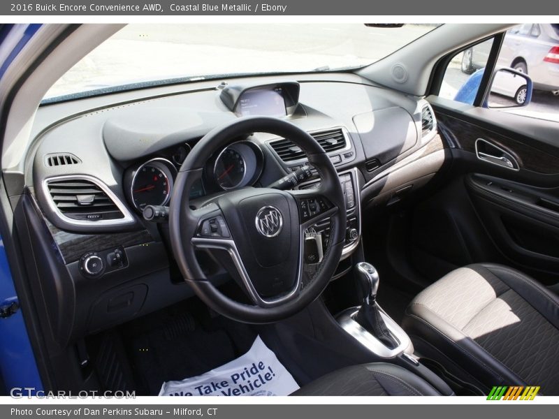 Coastal Blue Metallic / Ebony 2016 Buick Encore Convenience AWD