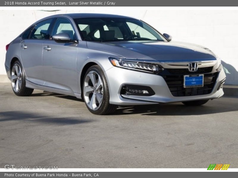 Lunar Silver Metallic / Gray 2018 Honda Accord Touring Sedan