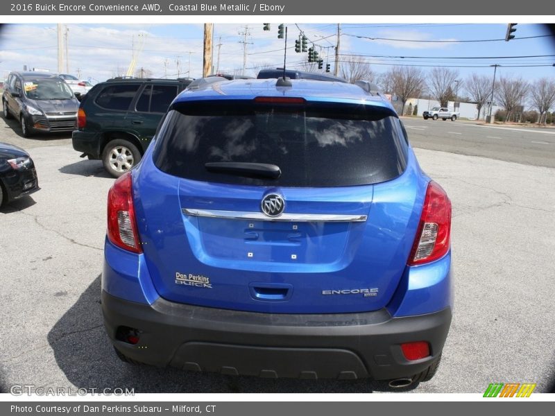 Coastal Blue Metallic / Ebony 2016 Buick Encore Convenience AWD