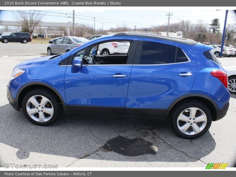 Coastal Blue Metallic / Ebony 2016 Buick Encore Convenience AWD